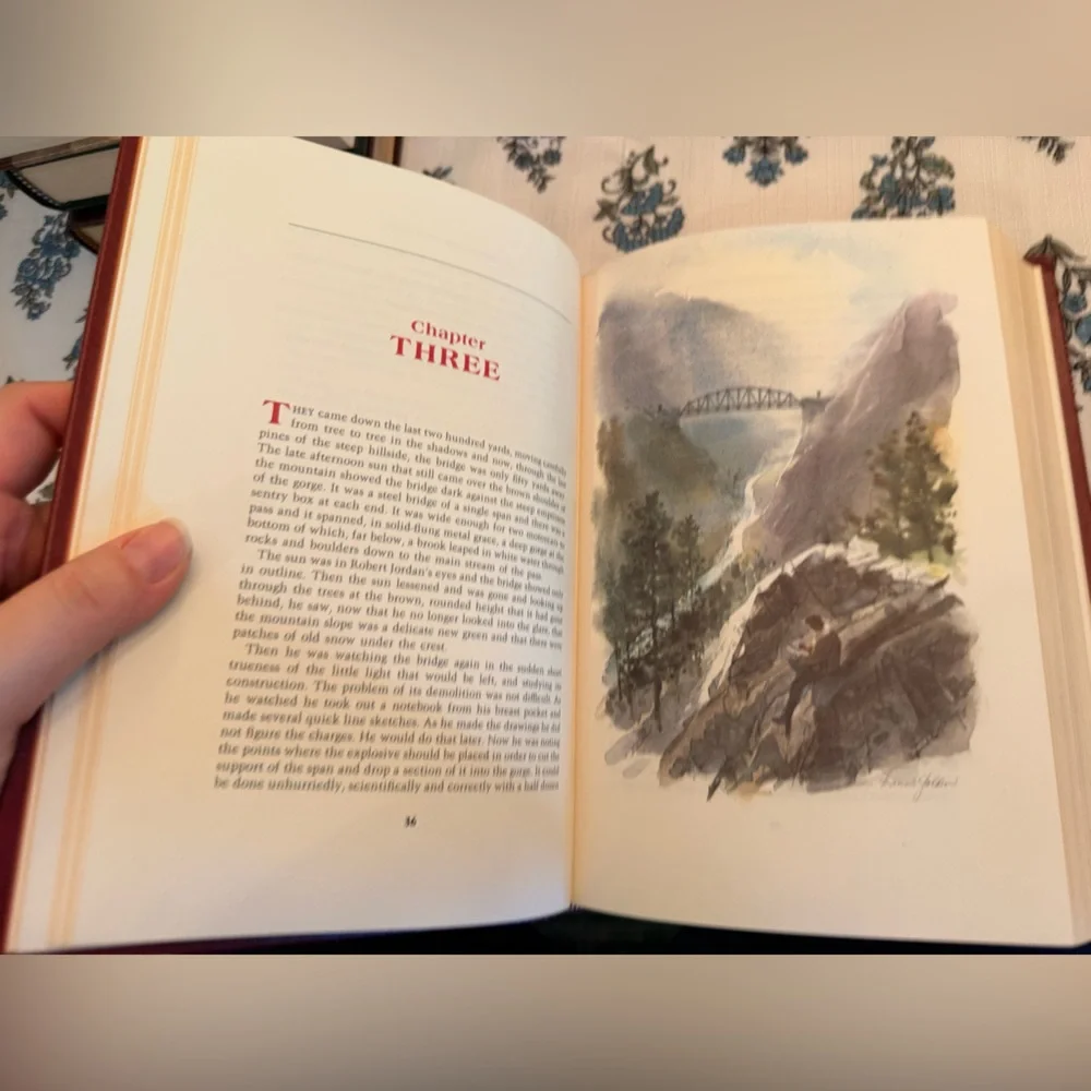Ernest Hemingway For Whom the Bell Tolls - Franklin Leather Bound Luxury